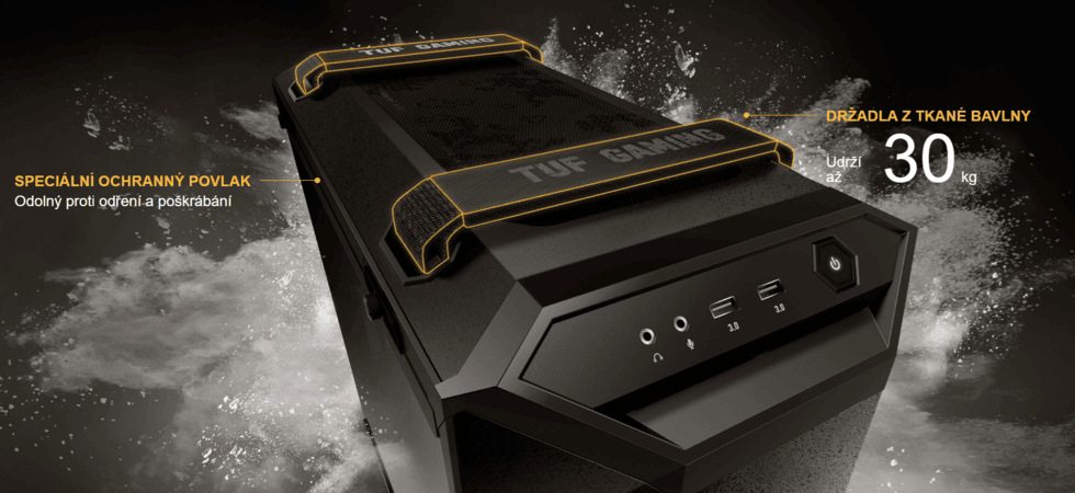 Case Asus TUF Gaming GT501 černá Case Asus TUF Gaming GT501 černá
