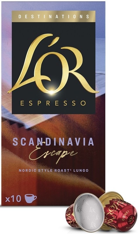 Kapsle L'OR Espresso Scandinavian v počtu 10 ks v balení