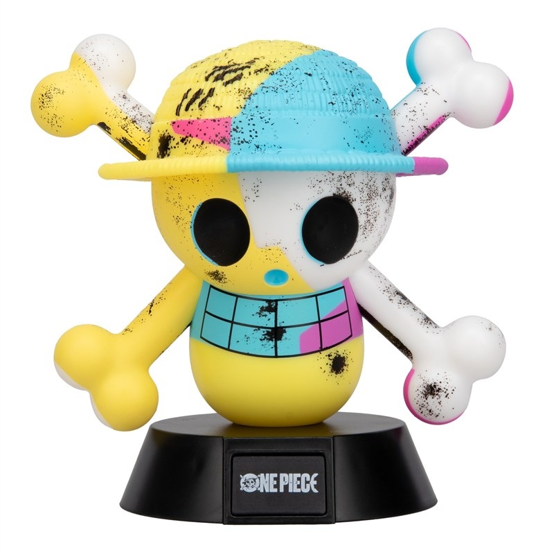 Dekorativní LED Paladone Icon Light One Piece - Jolly Roger černé/bílé/modré/žluté