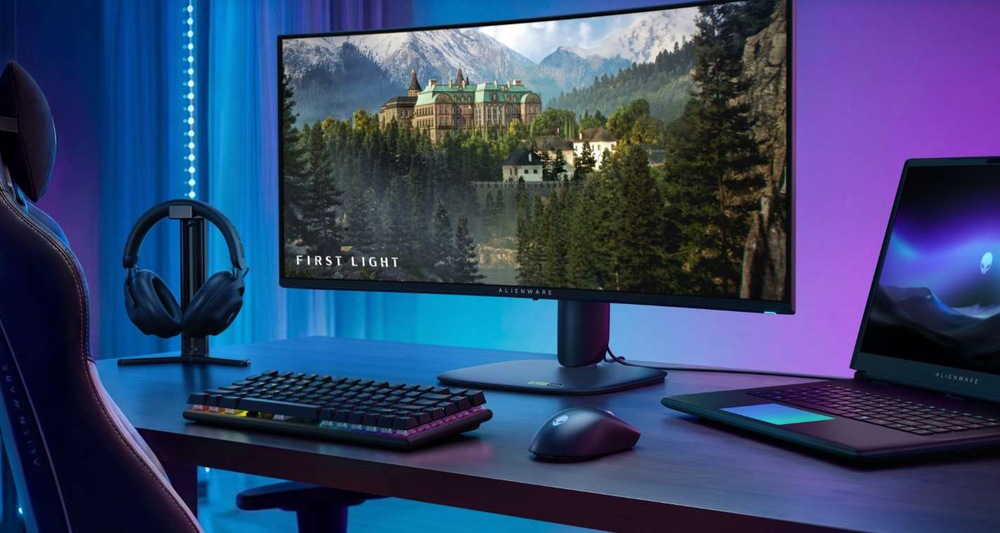 Herní monitor Dell Alienware AW3426DW černý