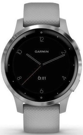 Chytré hodinky Garmin vívoactive4S Silver/Gray Chytré hodinky Garmin vívoactive4S Silver/Gray