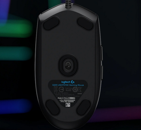 Myš Logitech G203 Lightsync bílá Myš Logitech G203 Lightsync bílá