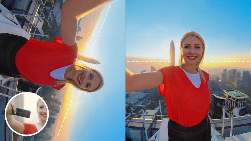Outdoorová kamera Insta360 ONE X2 černá/šedá