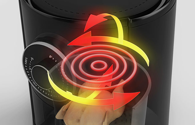 Fritéza horkovzdušná Delimano Air Fryer Star černá