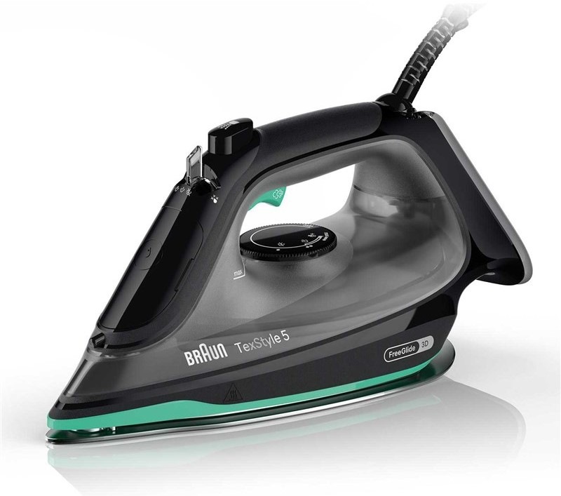 Žehlička Braun TexStyle 5 SI5277.GR černá/zelená