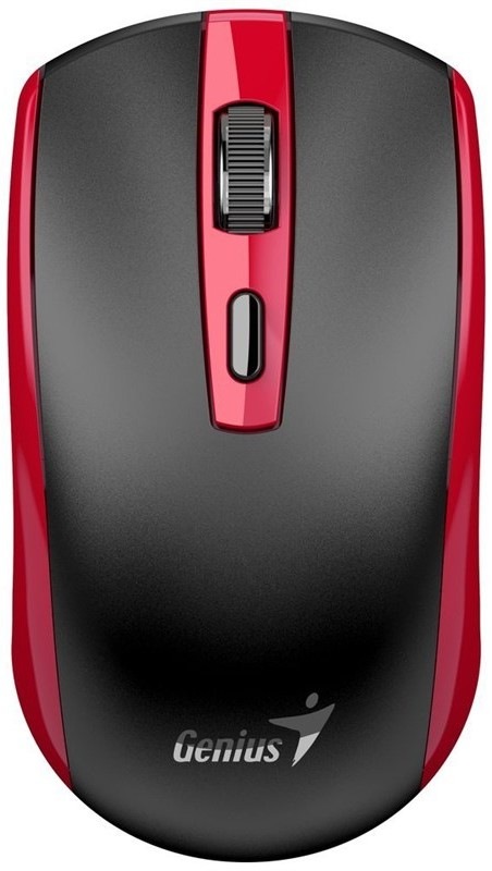 Myš Genius ECO-8150 bezdrátová / 4 / 1200DPI - černá/červená
