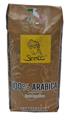 Káva zrnková Sarito 100% Arabica Káva zrnková Sarito 100% Arabica 1 000 gramů
