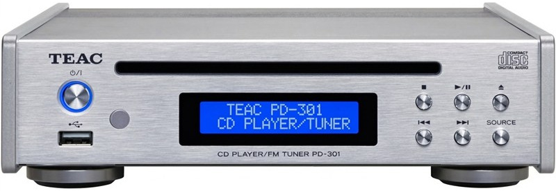 CD přehrávač Teac PD-301DAB-X, stříbrná barva