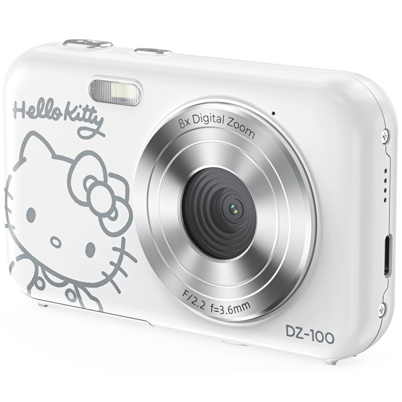 Fotoaparát Yashica x Hello Kitty DZ-100 - bílá barva