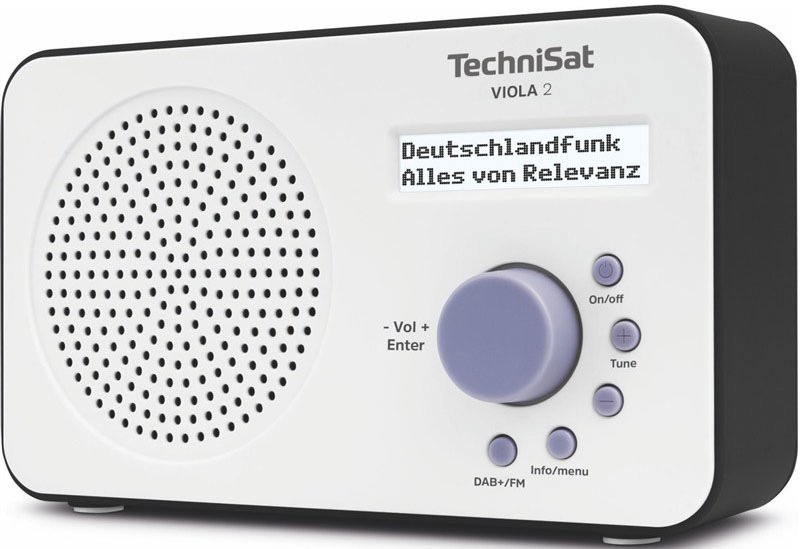 Radiopřijímač DAB+ Technisat VIOLA 2, bílý