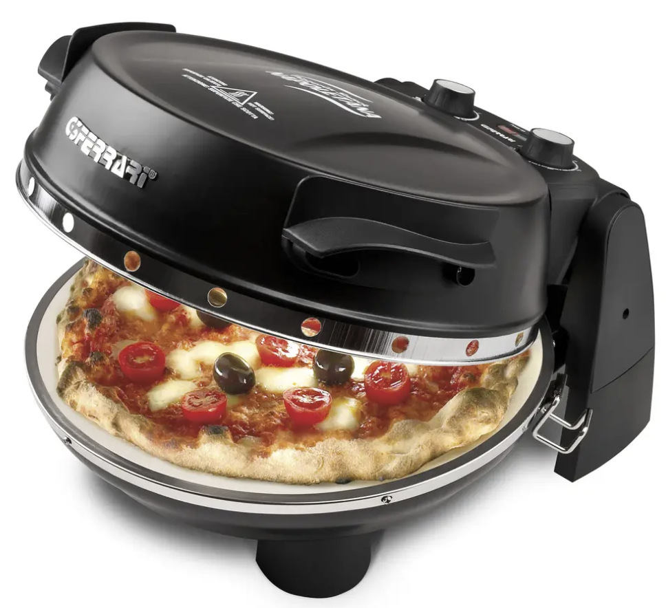 Pizza na spodním kameni v pootevřené peci G3Ferrari G1003210 NAPOLETANA