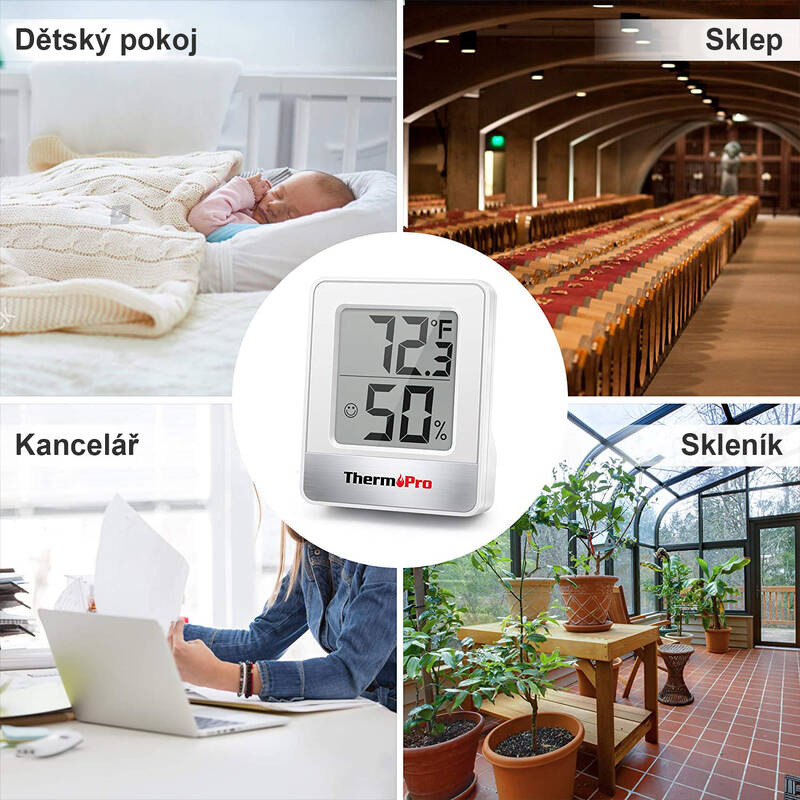 Teploměr ThermoPro TP-49-W bílý Teploměr ThermoPro TP-49-W bílý