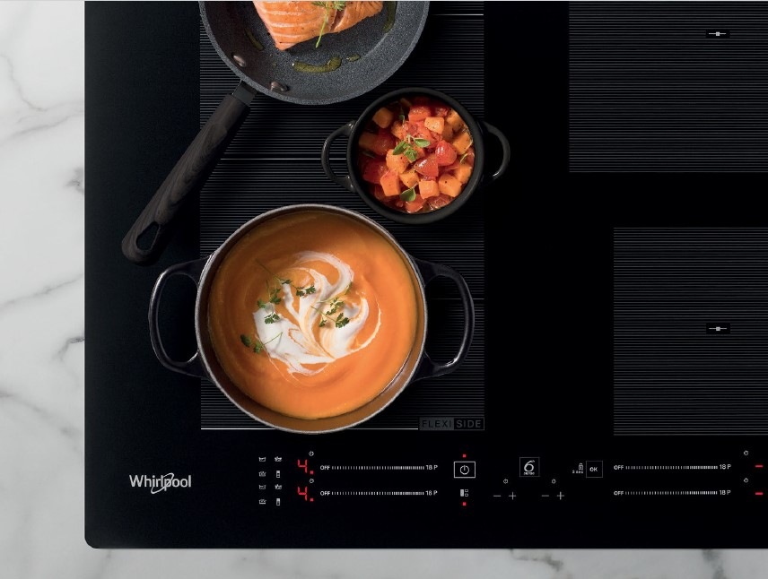 Indukční varná deska Whirlpool i100 WL S2177 CPNE černá Technologie 6. SMYSL s přednastavenými funkcemi