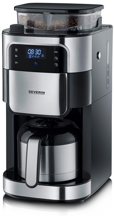 Kávovar s mlýnkem Severin KA 4814 černý/nerez