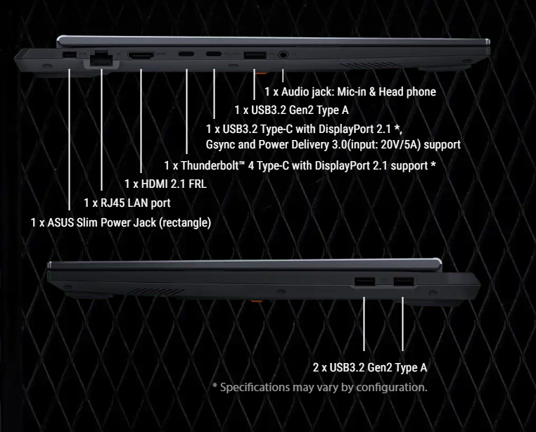 Notebook Asus TUF Gaming F16 šedý
