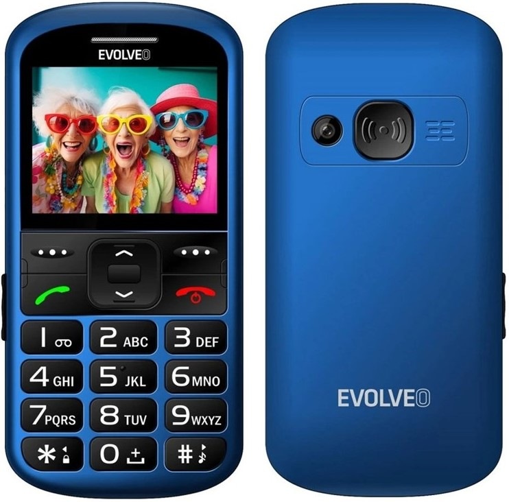 Mobilní telefon Evolveo EasyPhone XS - modrý