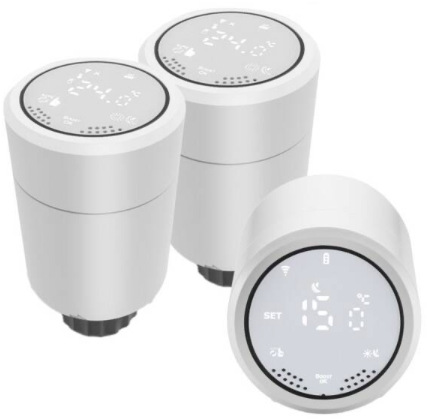 Bezdrátová termohlavice IMMAX NEO SMART 3x hlavice Zigbee, TUYA Bezdrátová termohlavice IMMAX NEO SMART 3x hlavice Zigbee, TUYA