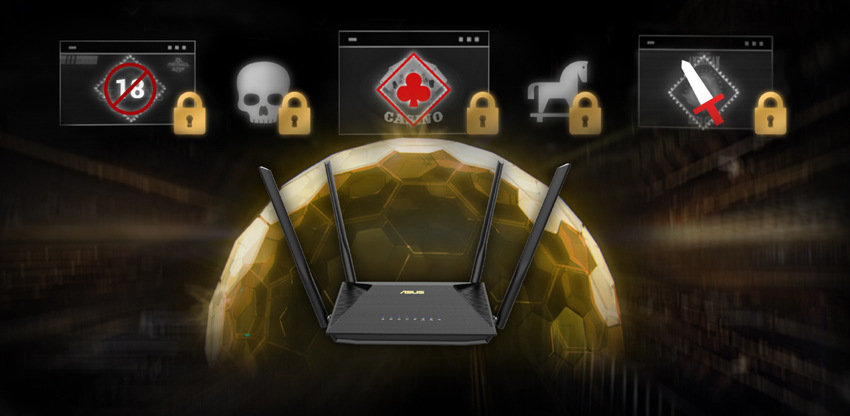 Router Asus RT-AX53U - AX1800 černý