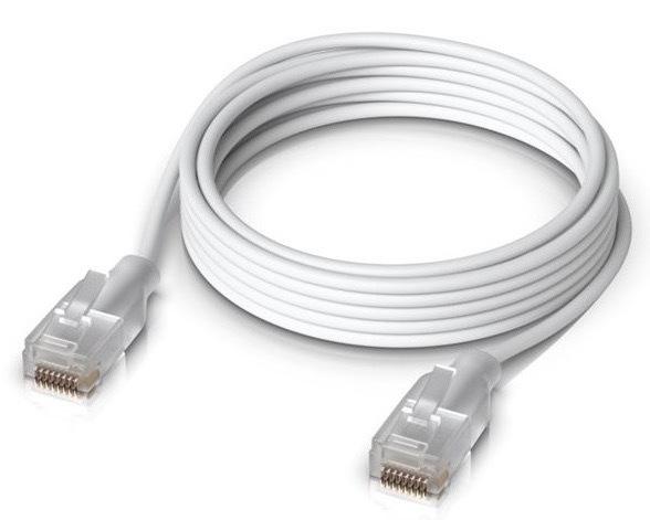 Kabel Ubiquiti UniFi Patch 2m, Cat.6, 2.5Gbps bílý