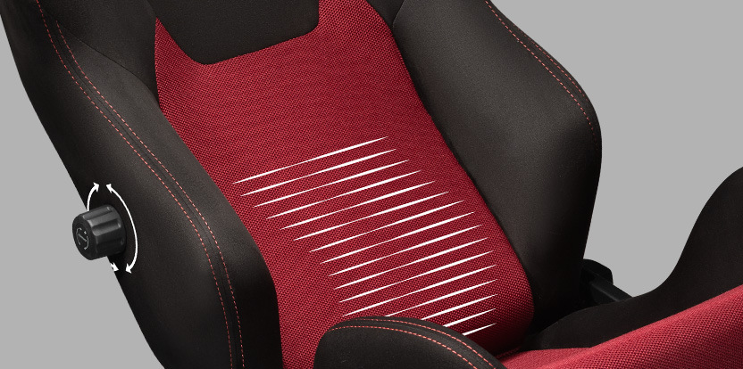 Přídavné sedadlo Next Level Racing PRS2 Performance Reclining Sim Racing Seat černé/červené