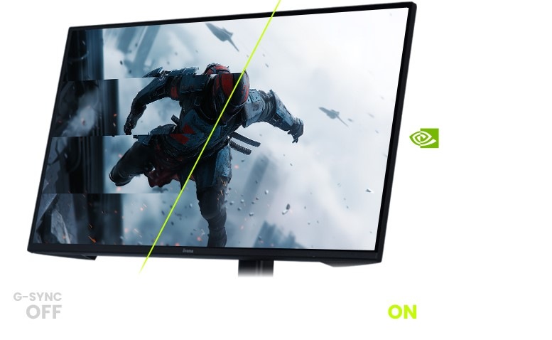 Herní monitor IIYAMA G-Master GB2771HSU-W1 bílý Herní monitor IIYAMA G-Master GB2771HSU-W1 omezuje trhání a cukání, takže obraz a každý pohyb působí plynuleji.