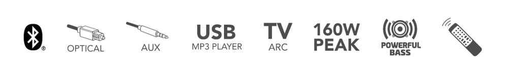 Soundbar Creative Stage černý