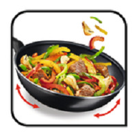 Pánev WOK Tefal Black Stone G2811972 28 cm Pánev WOK Tefal Black Stone G2811972 28 cm