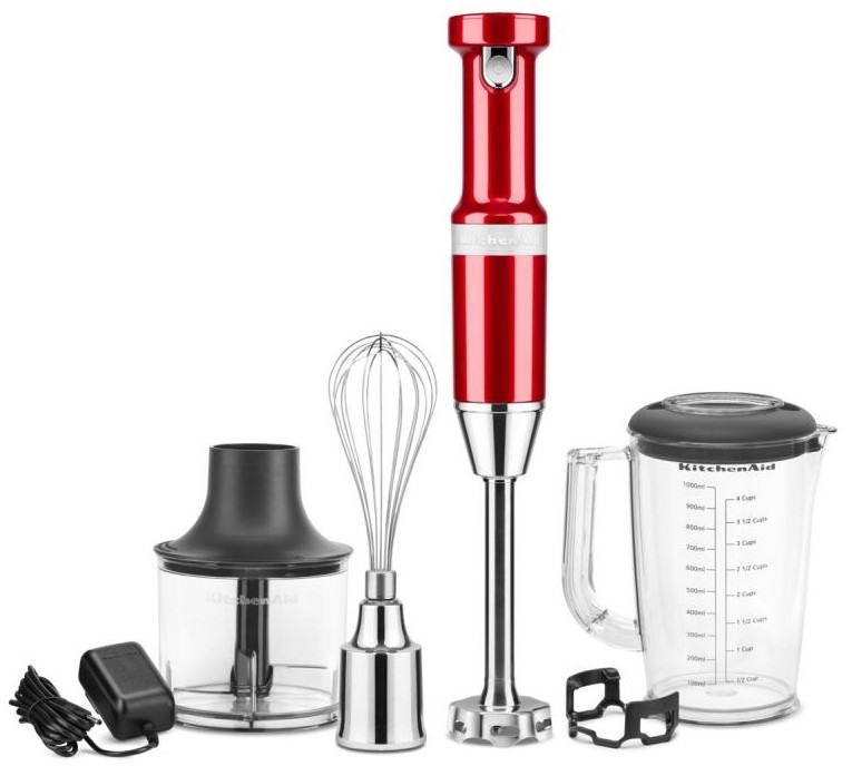 Ponorný mixér KitchenAid 5KHBBV83ECA červený