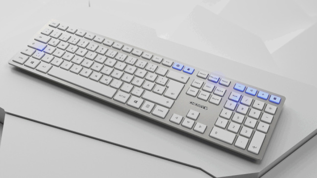 Klávesnice s myší Cherry DW 9100 SLIM CZ+SK černá/měděná Klávesnice s myší Cherry DW 9100 SLIM CZ+SK černá/měděná