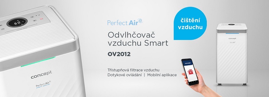 Odvlhčovač Concept Perfect Air Smart OV2012 bílý Odvlhčovač Concept Perfect Air Smart OV2012 bílý
