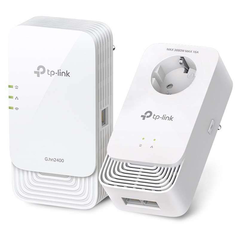 Síťový rozvod LAN po 230V TP-Link PGW2440 KIT bílý