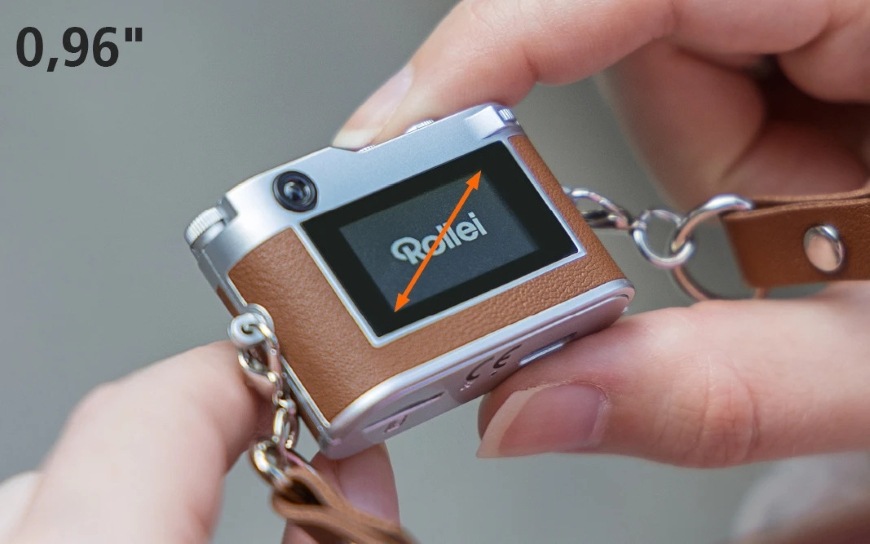Digitální fotoaparát Rollei Mini Digitalkamera fialový Rollei Mini Digitalkamera, fialová