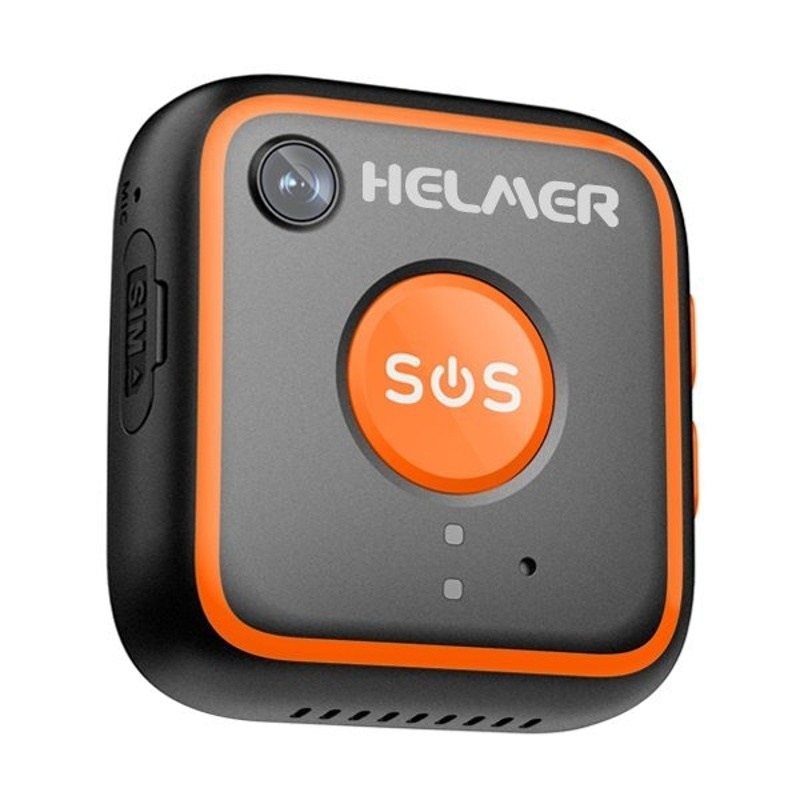 Lokátor Helmer LK 717 + přívěsek černý/oranžový