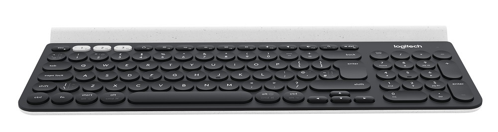 Klávesnice Logitech Wireless K780, US šedá/bílá Klávesnice Logitech Wireless K780, US šedá/bílá
