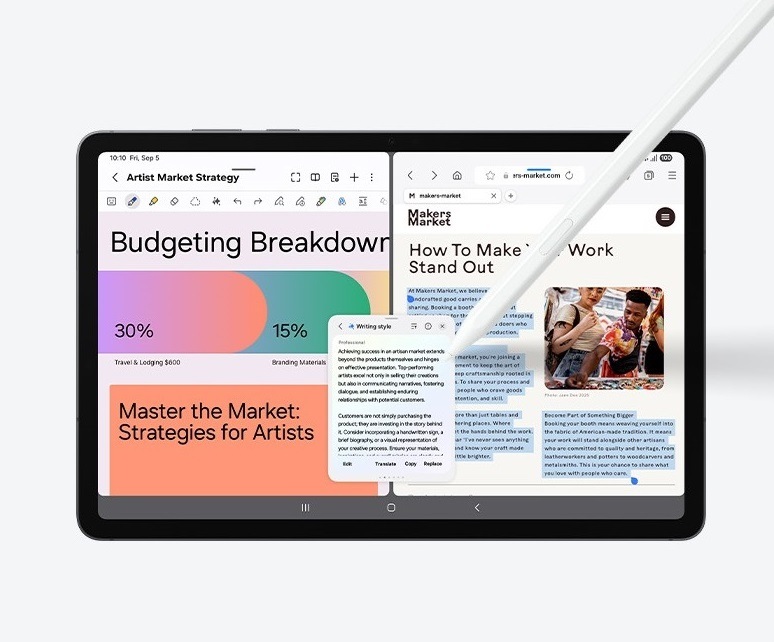 Dotykový tablet Samsung Galaxy Tab S11 Ultra 5G 12 GB / 256 GB + dotykové pero stříbrný
