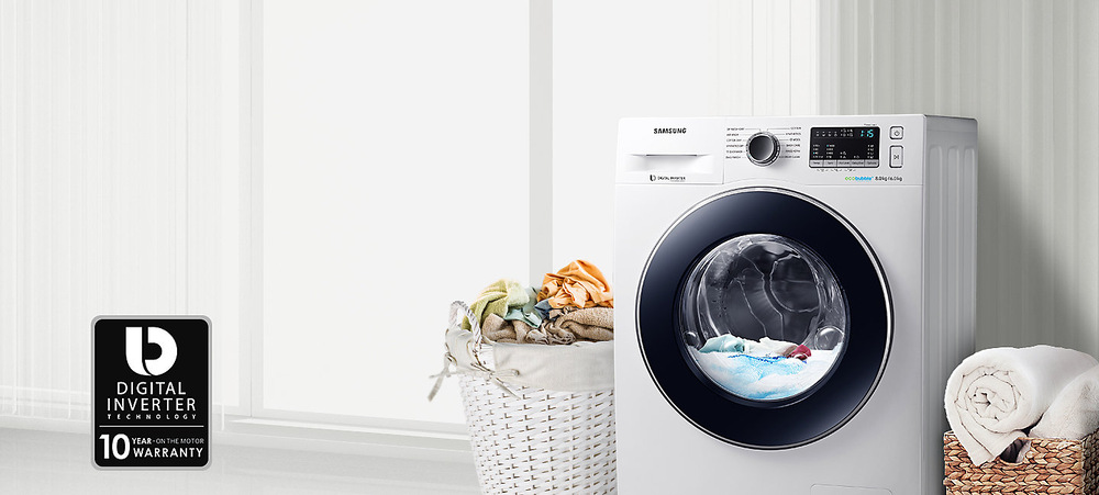 Pračka se sušičkou Samsung WD80M4A43JW/ZE bílá