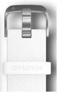 Řemínek Garmin Quick Release 20mm, silikonový bílý, stříbrná přezka Řemínek Garmin Quick Release 20mm, silikonový bílý, stříbrná přezka