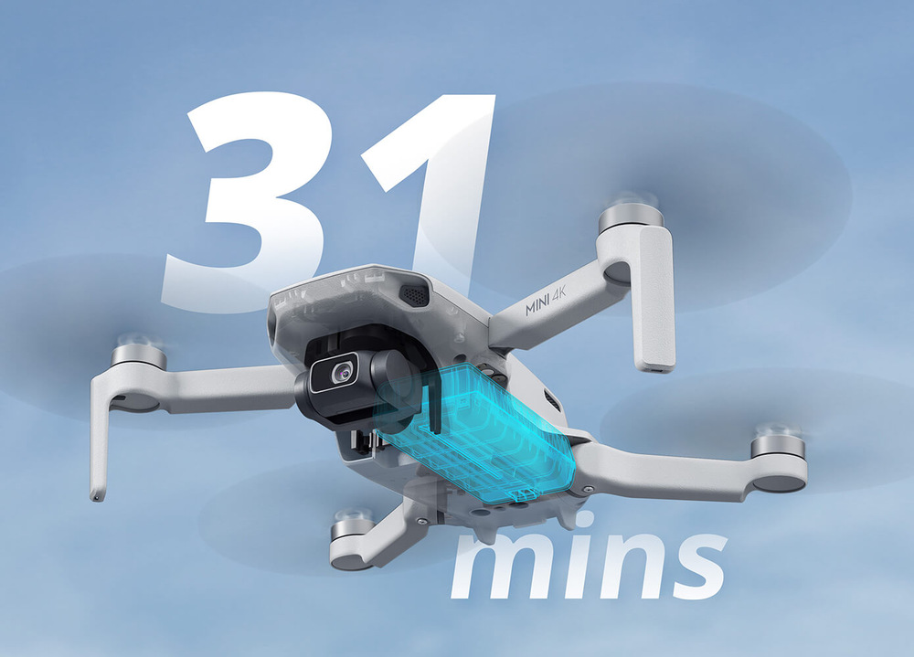Dron DJI Mini 4K Fly More Combo šedý Dron DJI Mini 4K Fly More Combo šedý