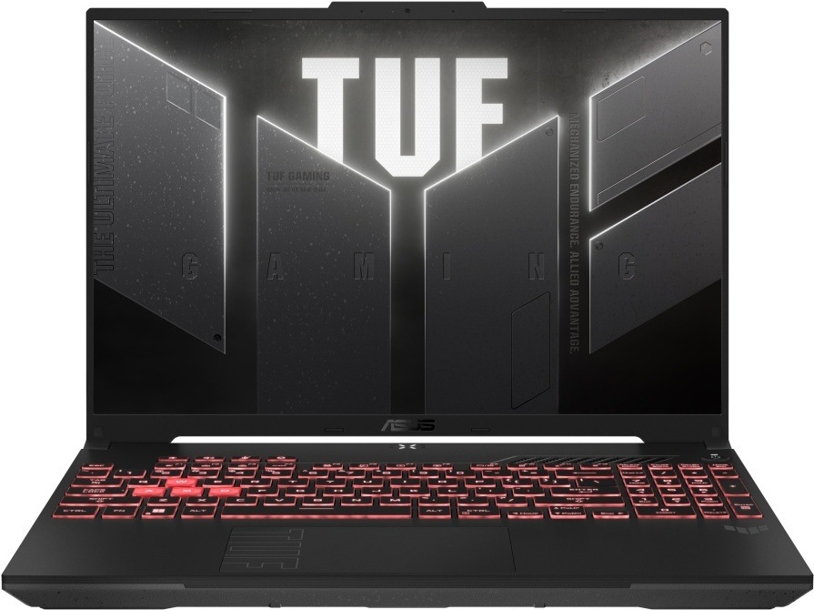Herní notebook Asus TUF Gaming A16 s 16palcovým displejem a podsvícenou klávesnicí