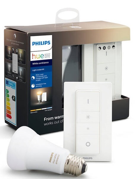 Startovací sada Philips Hue Bluetooth 9W, E27, White Ambiance Dimming Kit