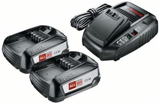 Set baterie a nabíječky Bosch PBA 18V 2,5 Ah + AL1830 Power for ALL