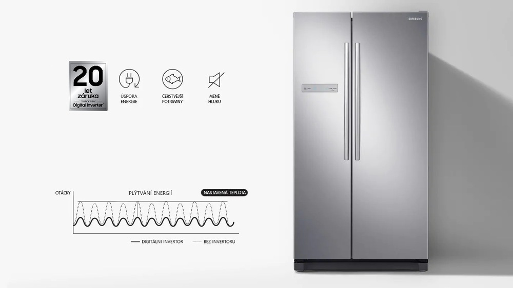 Americká lednice Samsung RS54N3003SA/EO nerez Americká lednice Samsung RS54N3003SA/EO nerez