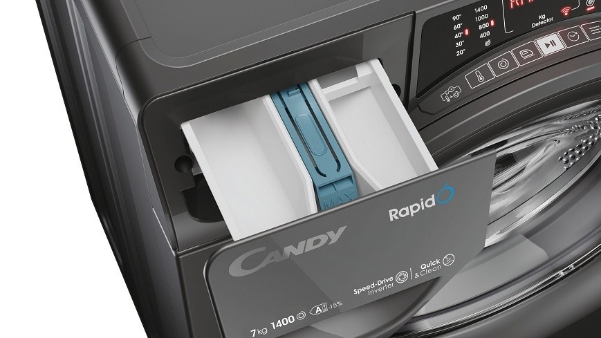 Pračka Candy RO4476DWMRR7/1-S antracitová