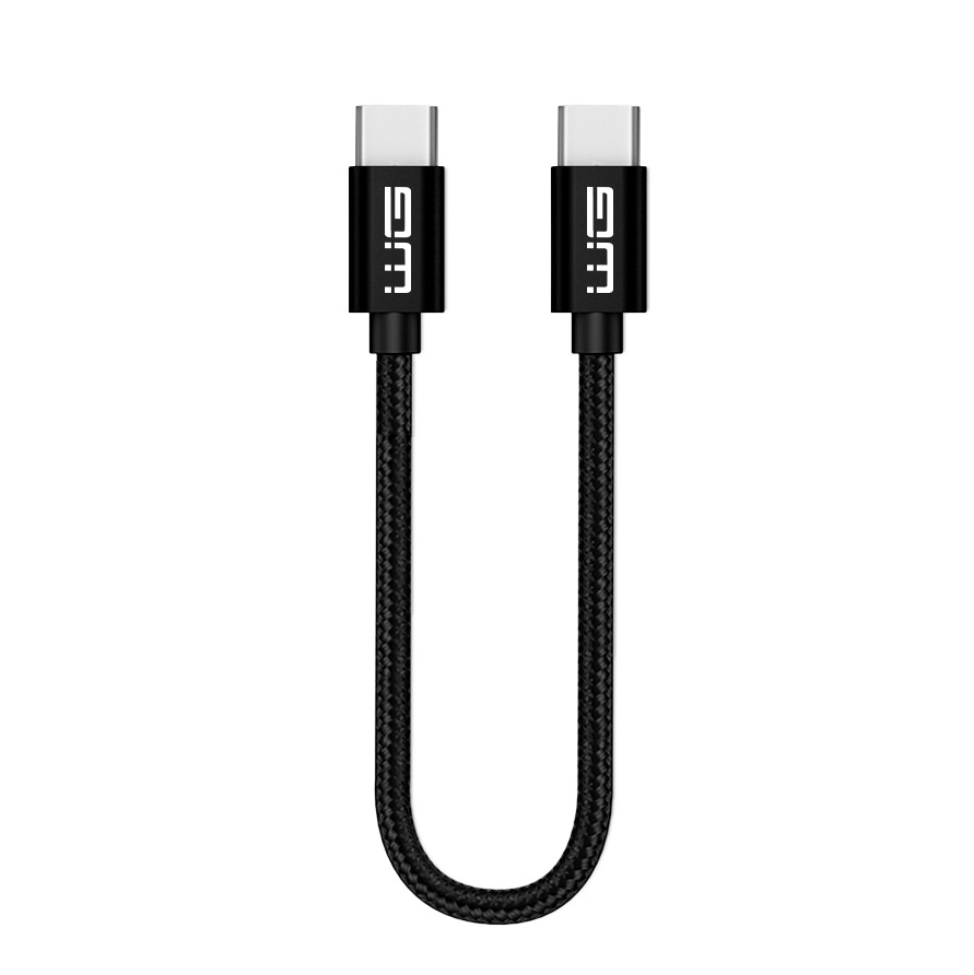 Kabel WG USB-C/USB-C, 20cm černý