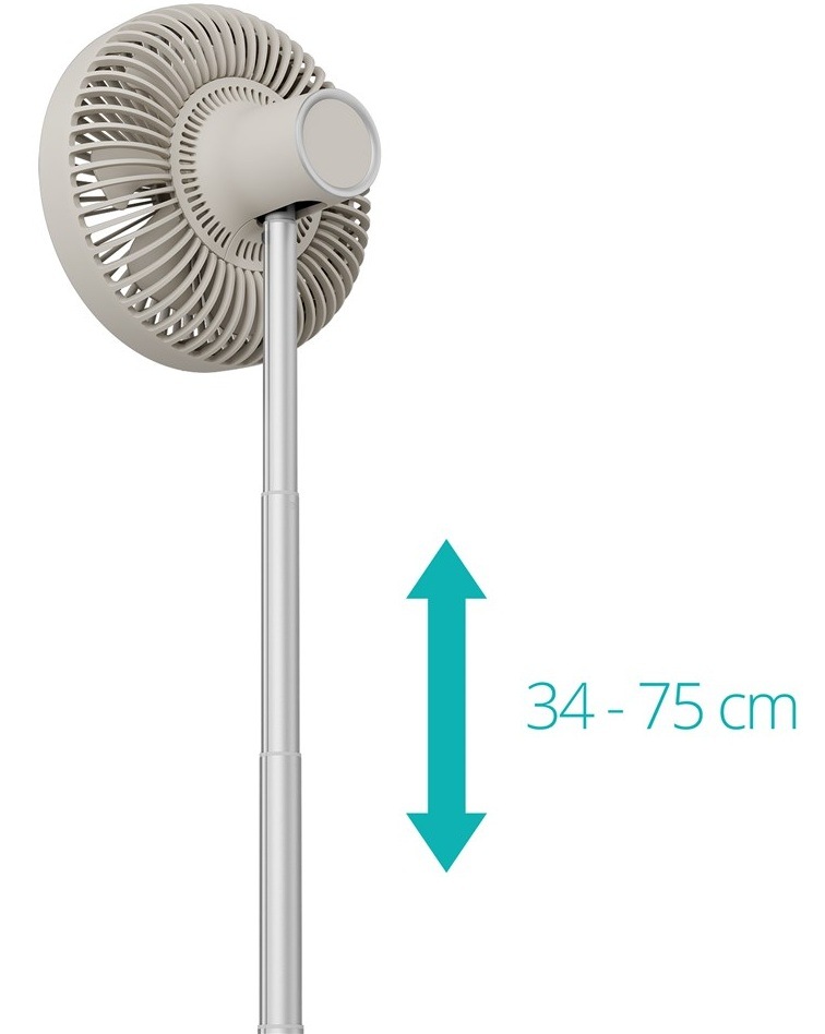 Ventilátor Duux DXCF92 Rize Flex, greige šedý DUXDXCF92_08