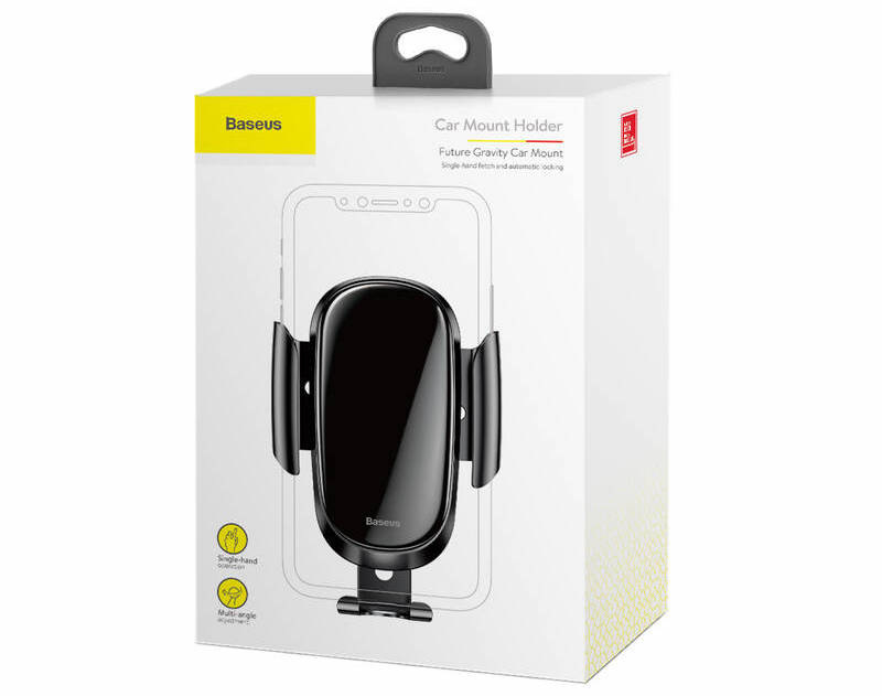 Držák na mobil Baseus Future Phone holder černý Držák na mobil Baseus Future Phone holder černý