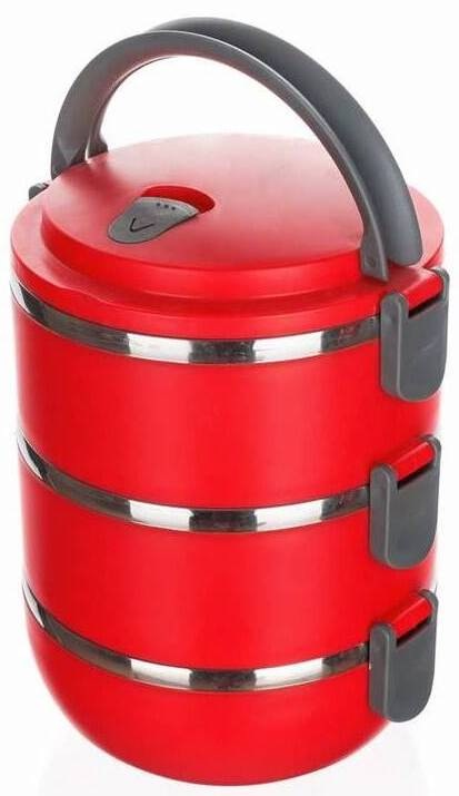 Jídlonosič BANQUET Culinaria Red 1,65  l, 3 díly