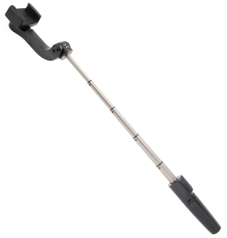 Selfie tyč FIXED Snap Action, tripod se stabilizátorem a dálkovou spouští černá