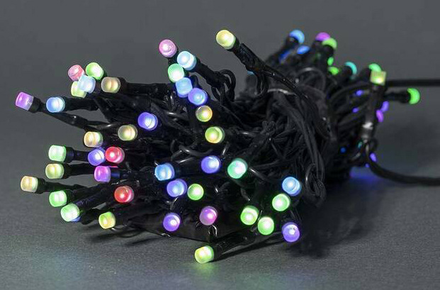 Vánoční osvětlení Nedis SmartLife LED, Wi-Fi, RGB, 42 LED, 5 m, Android / IOS