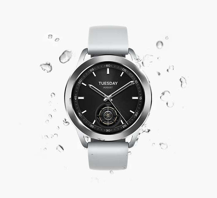 Chytré hodinky Xiaomi Watch S3 stříbrné Xiaomi Watch S3 (51589)